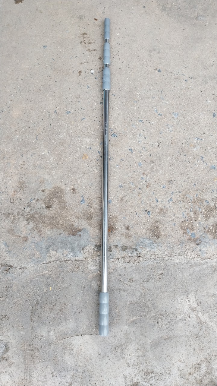 cán vợt cá rút 3 đốt chất liệu inox các kích cỡ