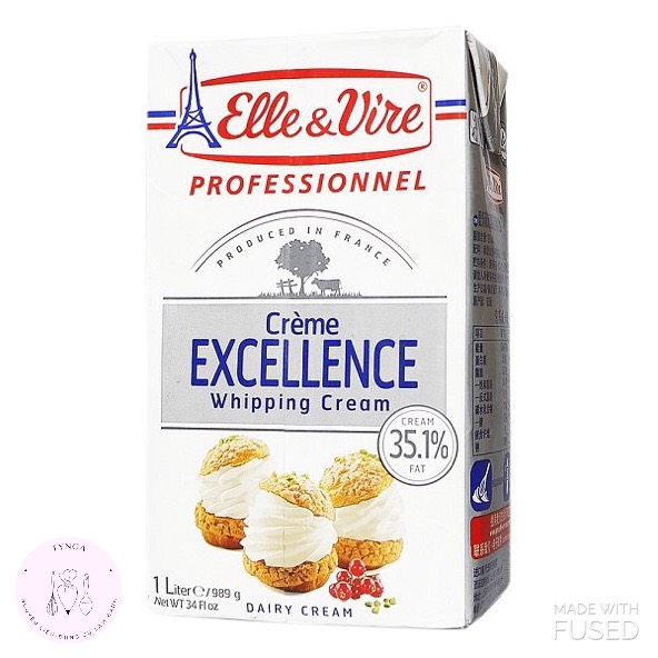 (GIAO HÀNG NHANH 4H/HỎA TỐC CHỈ GIAO HCM) Kem whipping cream Elle Vire