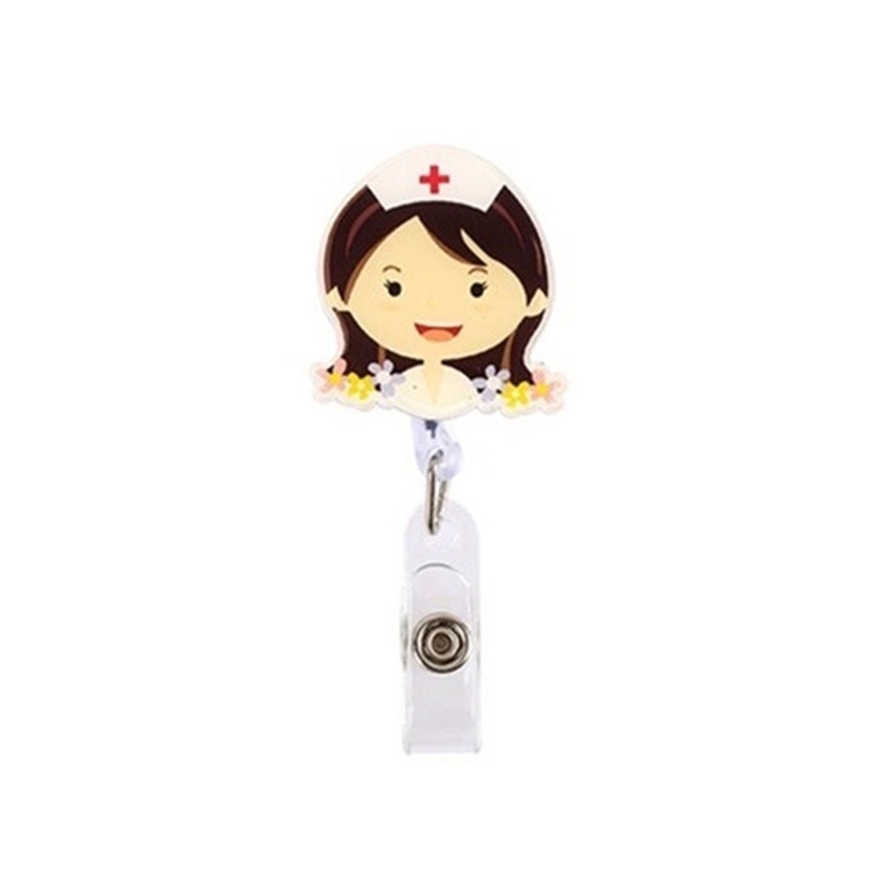 🎁 [FreeShip][SALE ƯU ĐÃI] Dây Đeo Thẻ Tên Nhiều Dễ Thương Cho Bác Sĩ,  Điều Dưỡng, Y tá, Kẹp Đeo Bảng Tên Y Tế,  Gắn Túi Áo Có Dây Kéo Dài, Tiện Dụng . Kingler 5950
