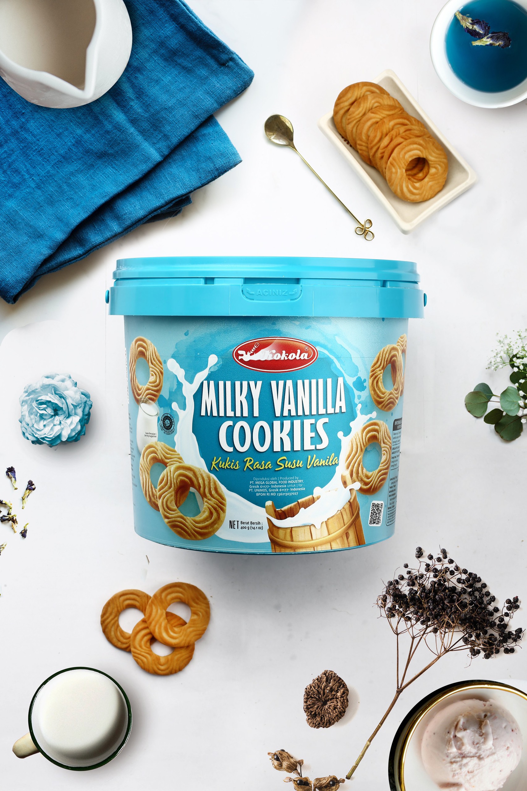 BÁNH QUY MILKY VANILLA COOKIES- 400G