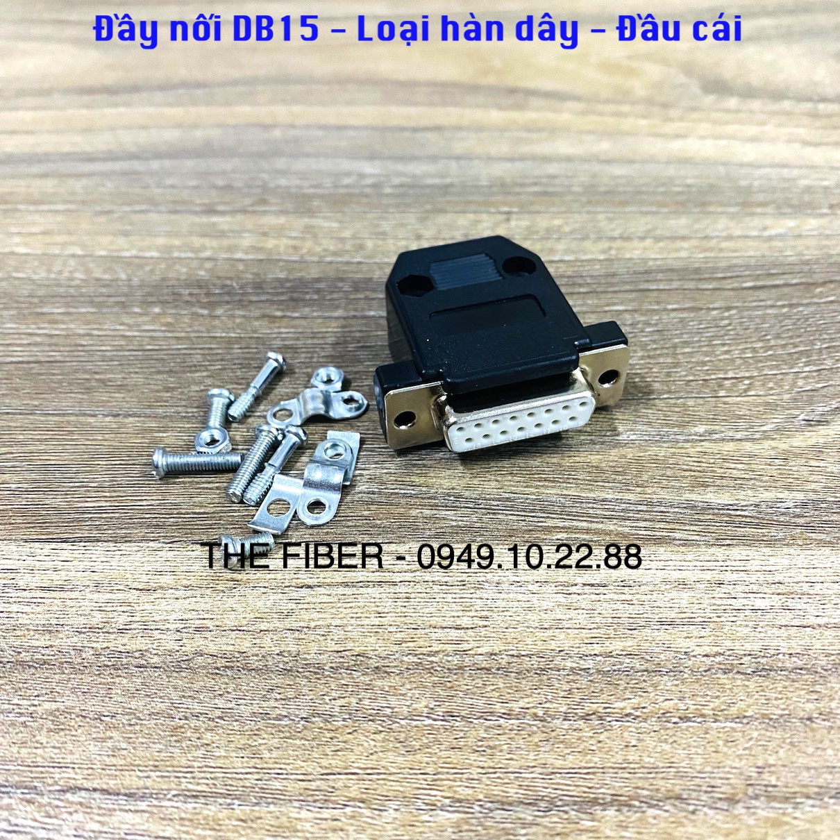 Đầu nối DB15 - Loại hàn dây - Đực/Cái