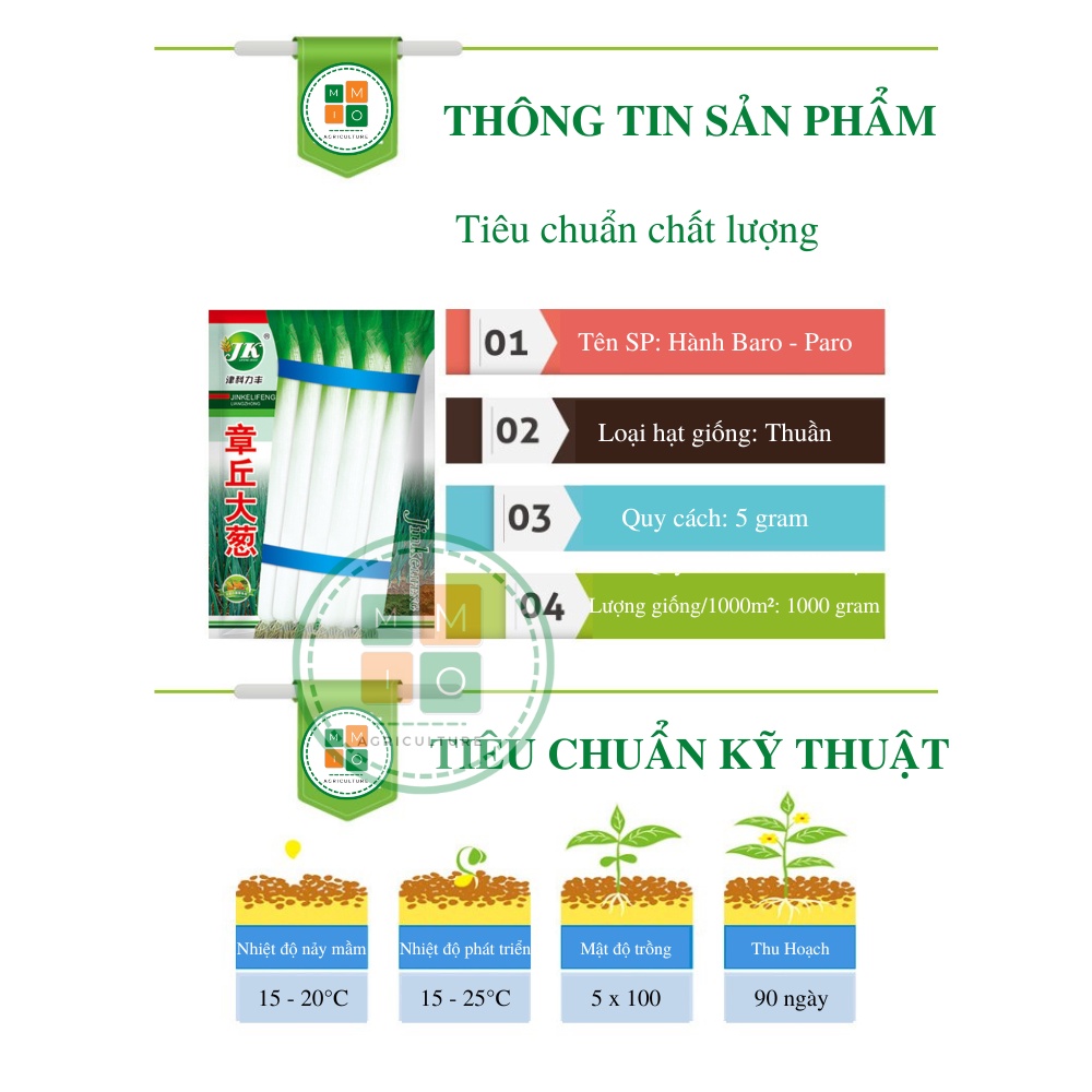 Hạt giống hành baro - hành paro khổng lồ