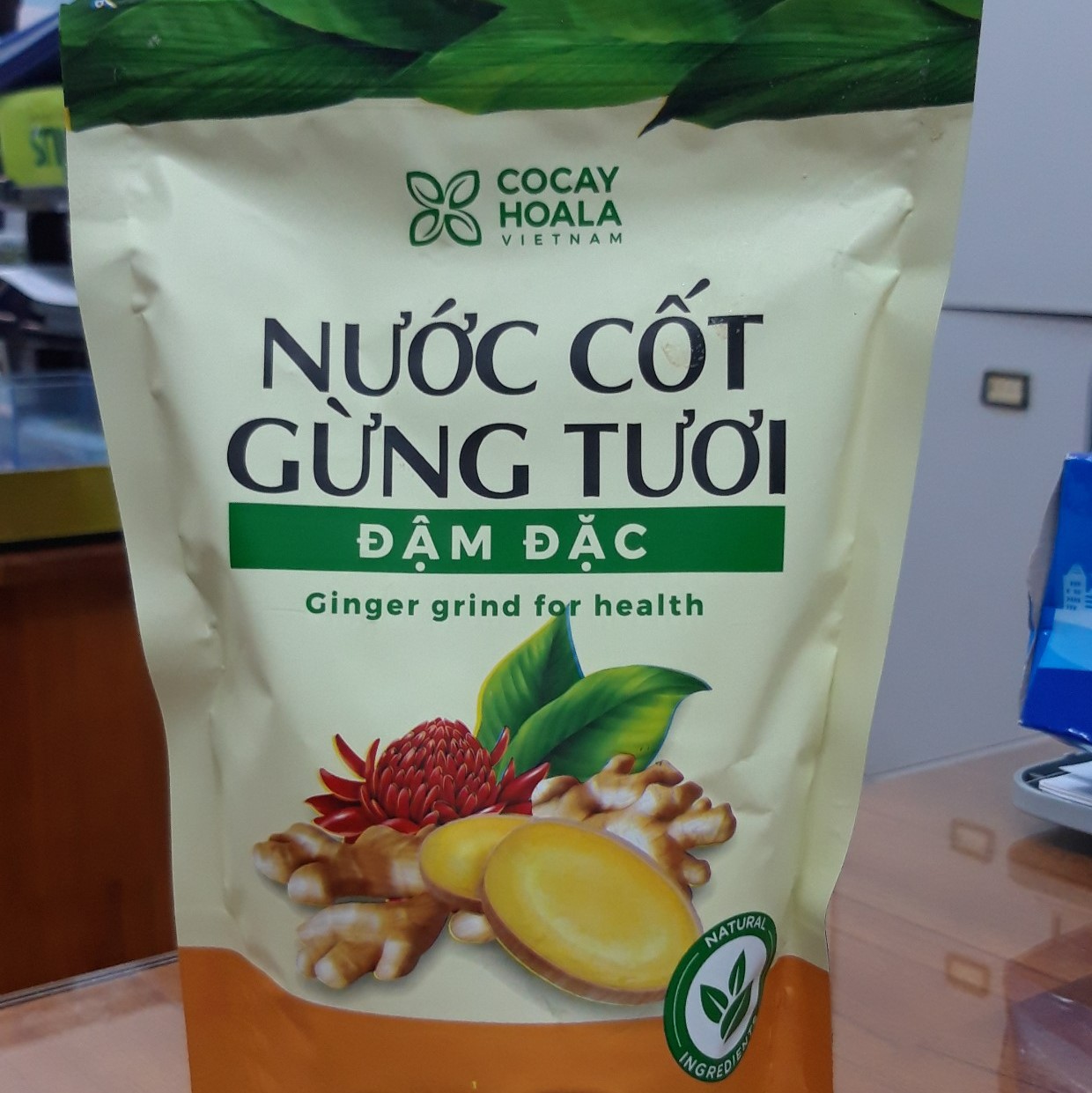 Nước cốt gừng tươi đậm đặc