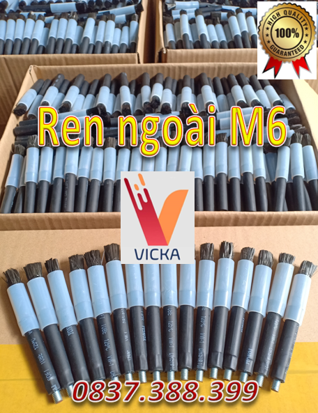 [HCM]Chổi tẩy mối hàn Inox điện hóa(REN NGOÀI M6)