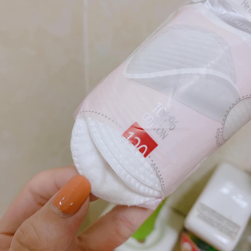 Bông Tẩy Trang Nga RCamar 120 Miếng