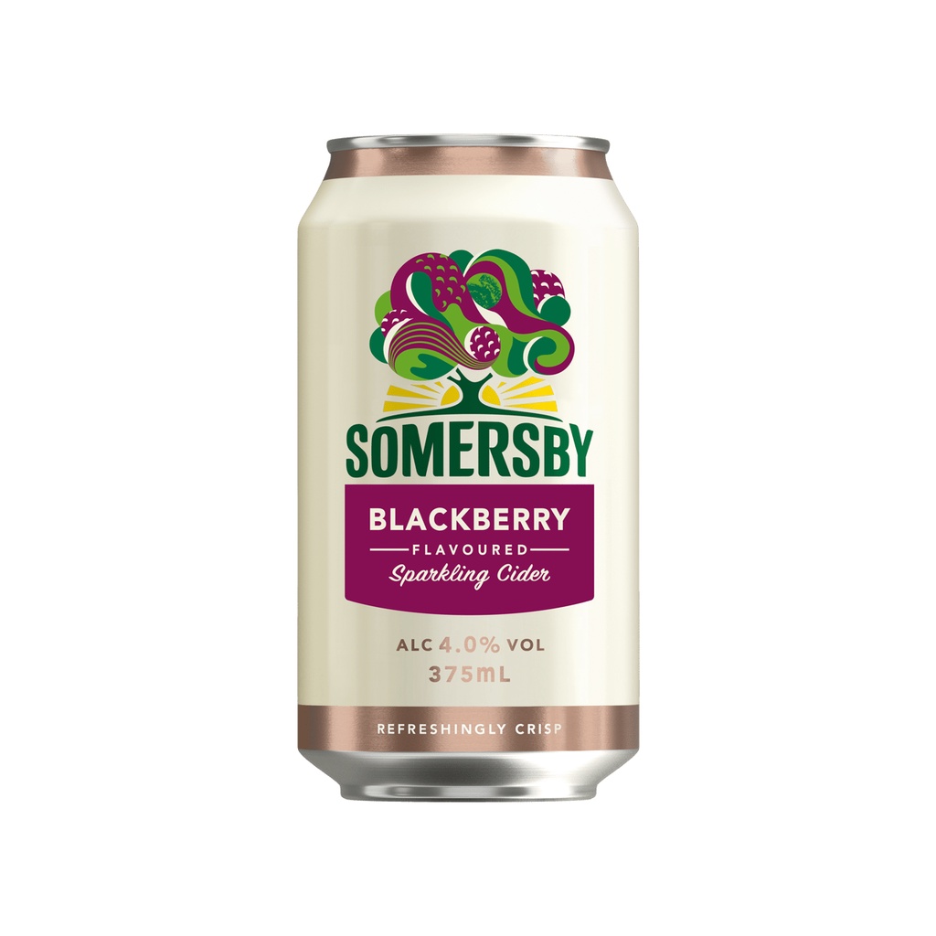 Somersby Cider Blackberry Mâm Xôi - 1 lon 320ml [NƯỚC TRÁI CÂY LÊN MEN]