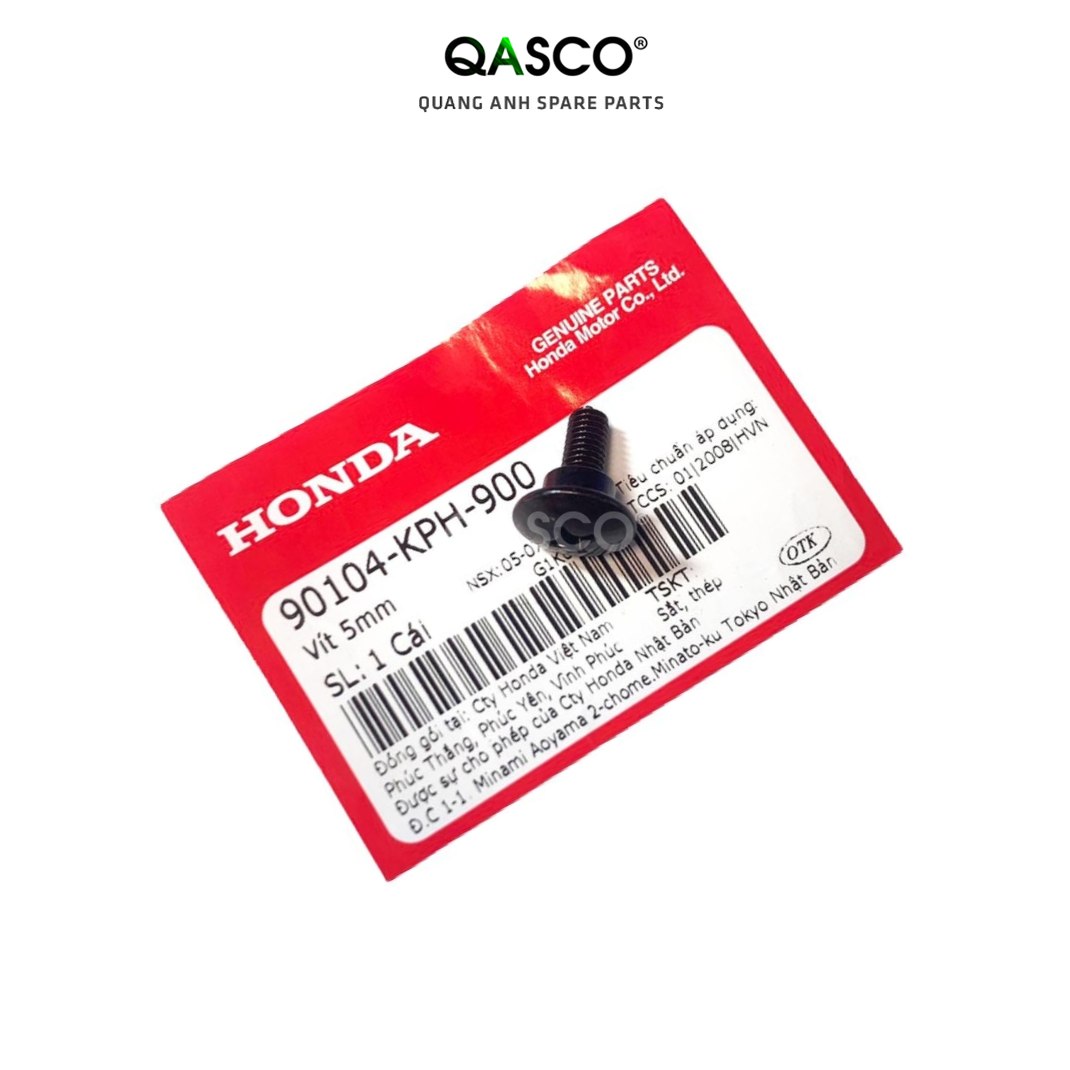 Vít HONDA nhiều dòng xe 5mm (90104KPH900) _1082