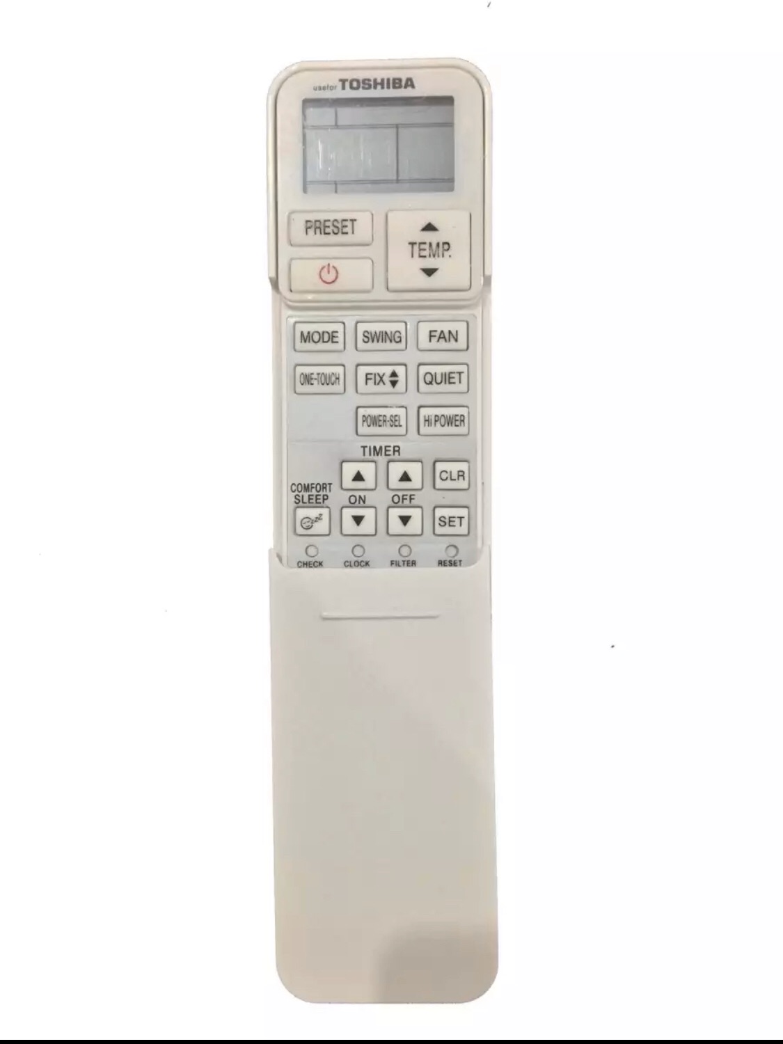 Điều khiển điều hoà toshiba ( toshiba trắng dài)