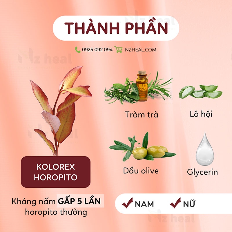 Dung dịch vệ sinh Kolorex Horopito Wash 100ml