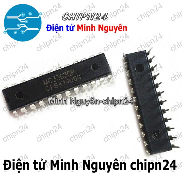 [1 con] (DIP) IC MC33035 DIP-24 (MC33035P 33035) - HH003621