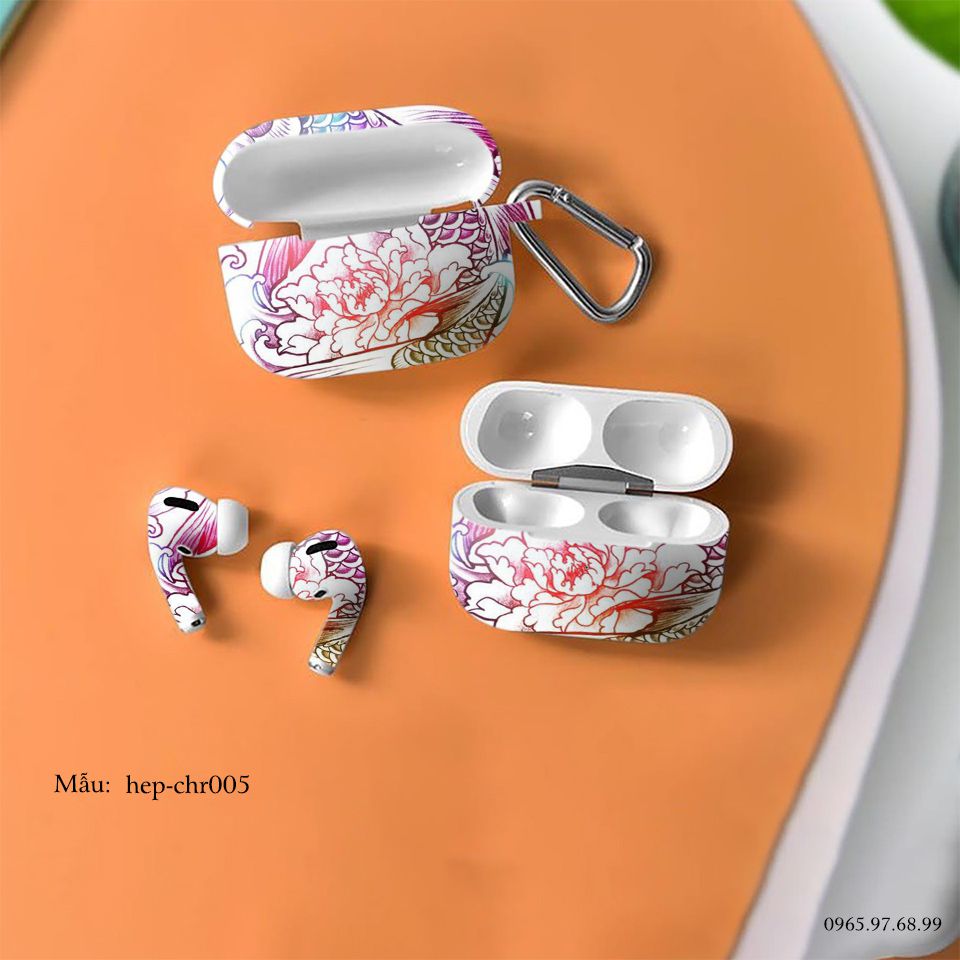 Decal Skin dán AirPods Pro mẫu Cá chép