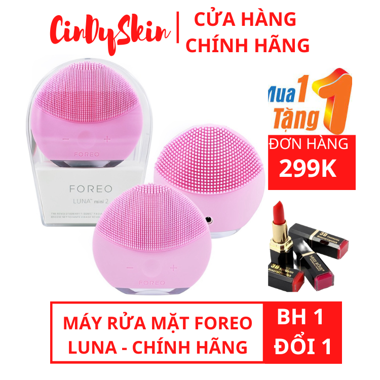 Máy rửa mặt Foreo Luna Mini 2 Sạch Da Sáng Mịn - Chính Hãng