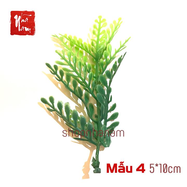 Combo 6 Cây nhựa mini phụ kiện trang trí