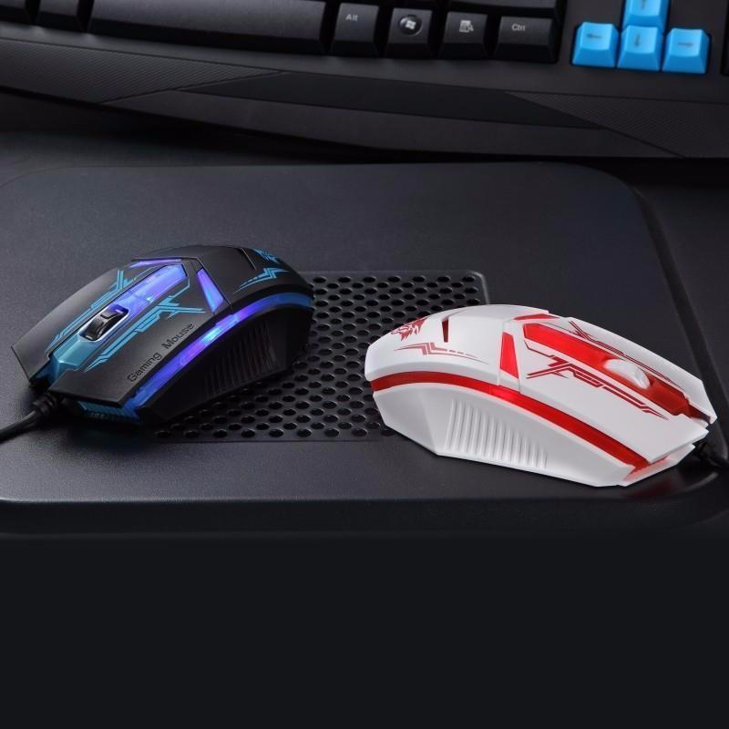 Chuột Quang Gaming Chính Hãng Đèn Led Màu Có Dây Siêu Nhạy
