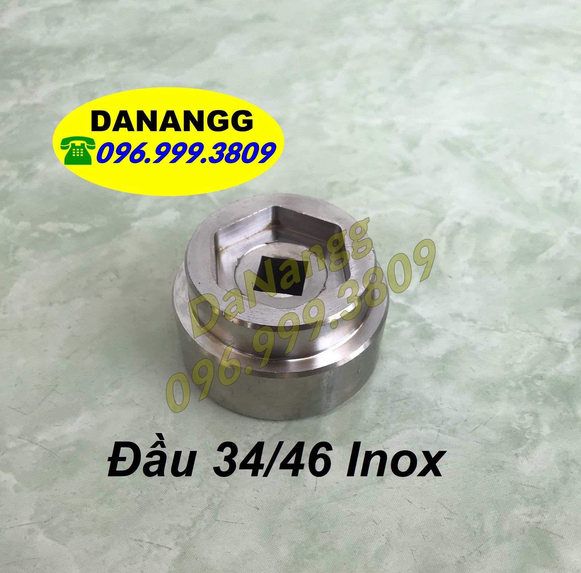 Đầu tuýp 34 tuýp 46 đầu 1 phần 2 inox