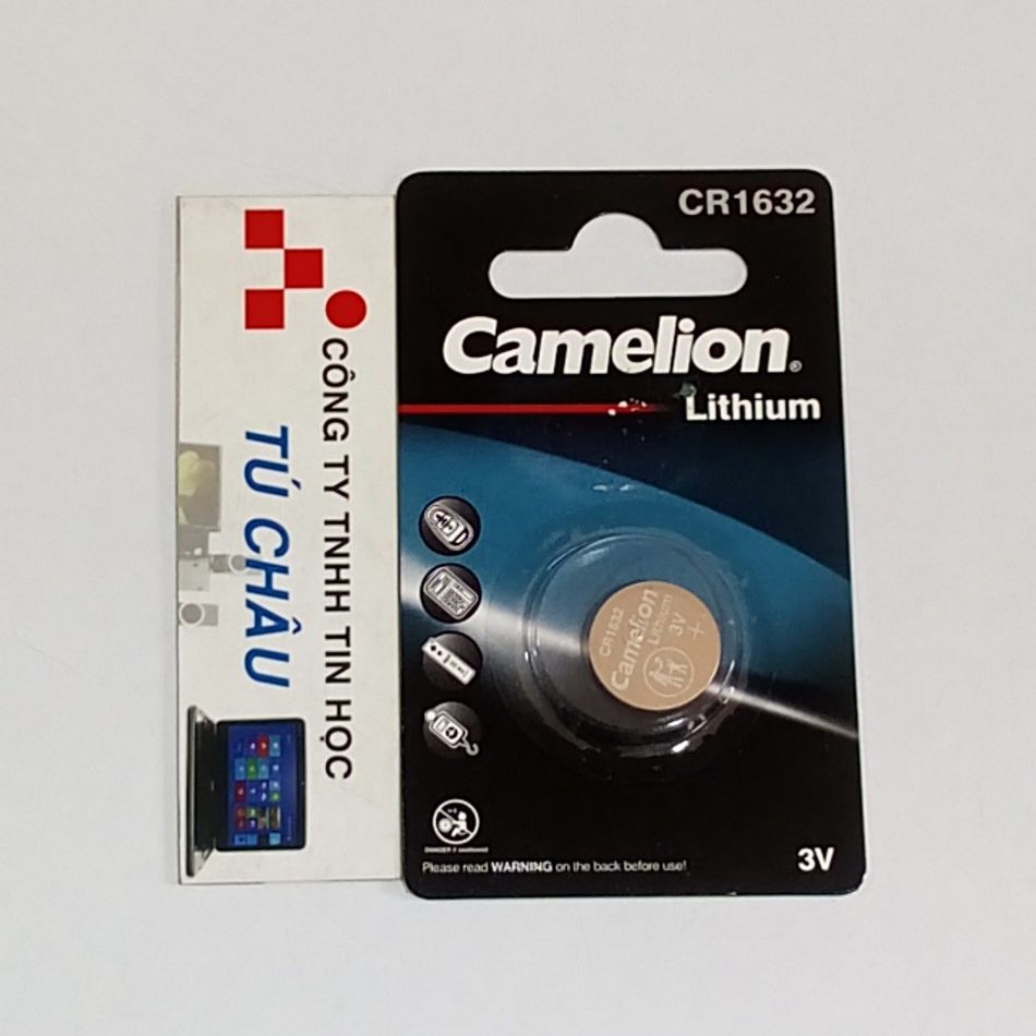 Pin 1632, CR1632 - 3V Camelion Lithium: Giá bán: Vĩ 1 Viên