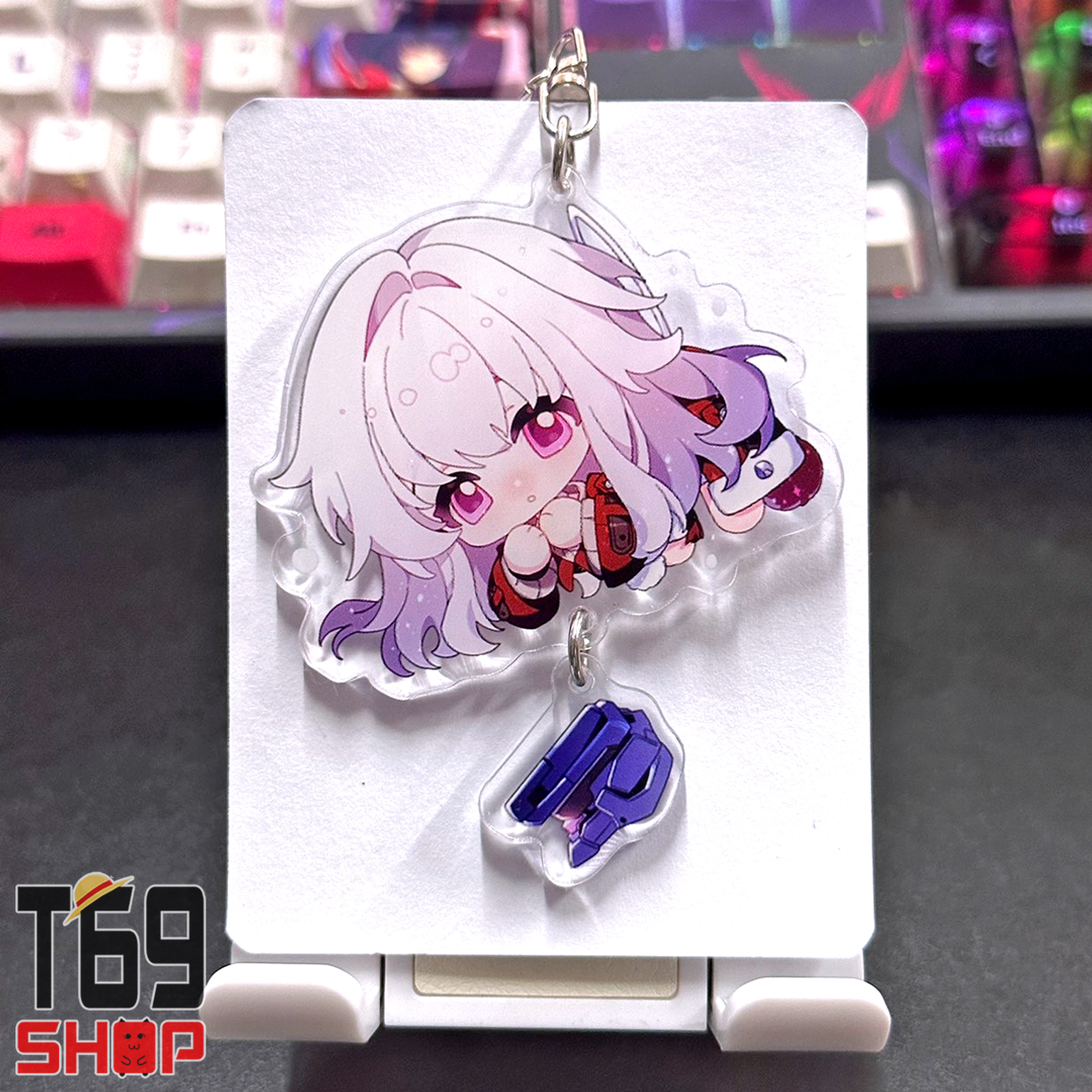 [61 mẫu] Móc khóa mica game Honkai: Star Rail - Cute ver (Loại cao cấp - Hình in ép giữa 2 mặt mica) [T69 Shop]