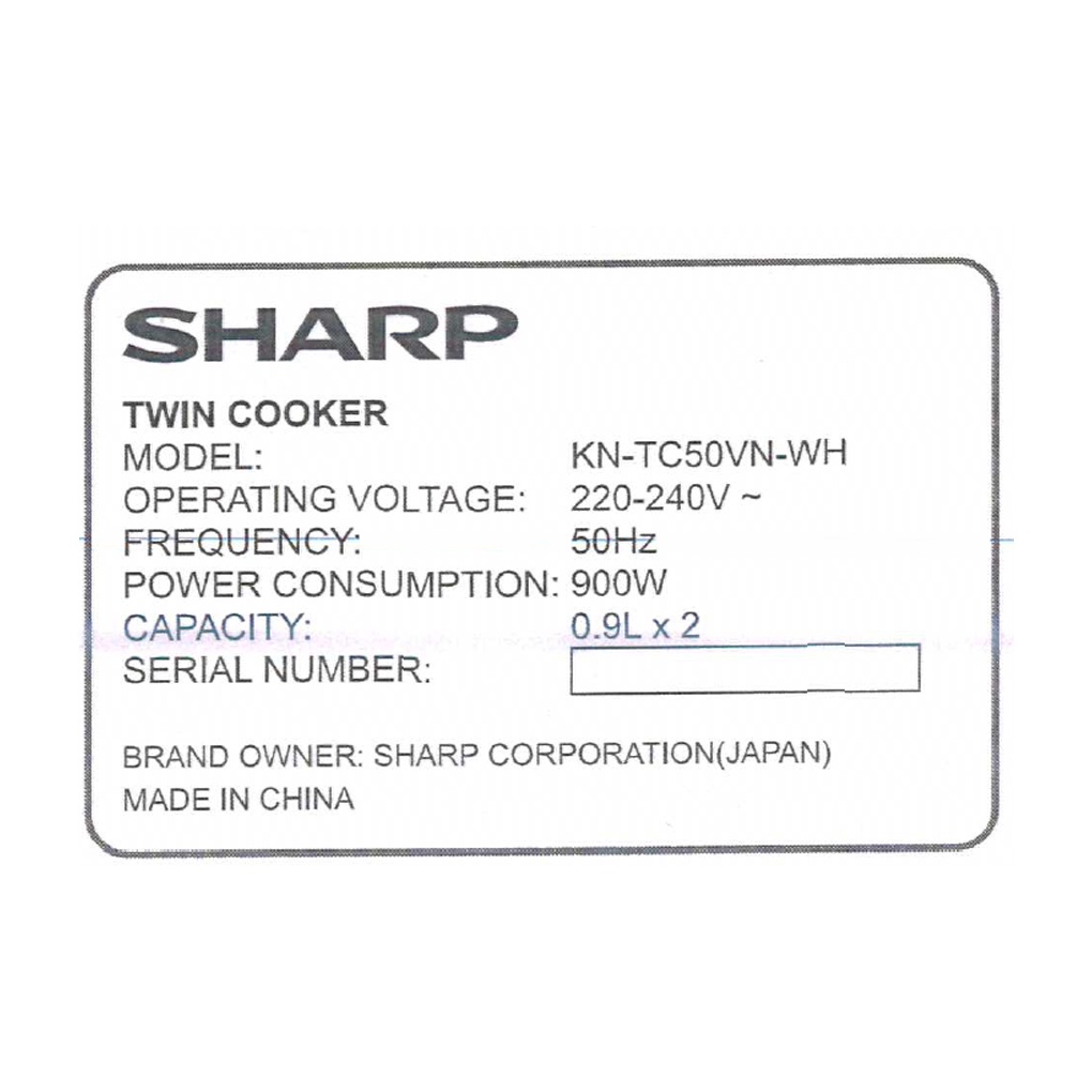 Nồi cơm 2 ngăn đa năng Sharp 1.8L