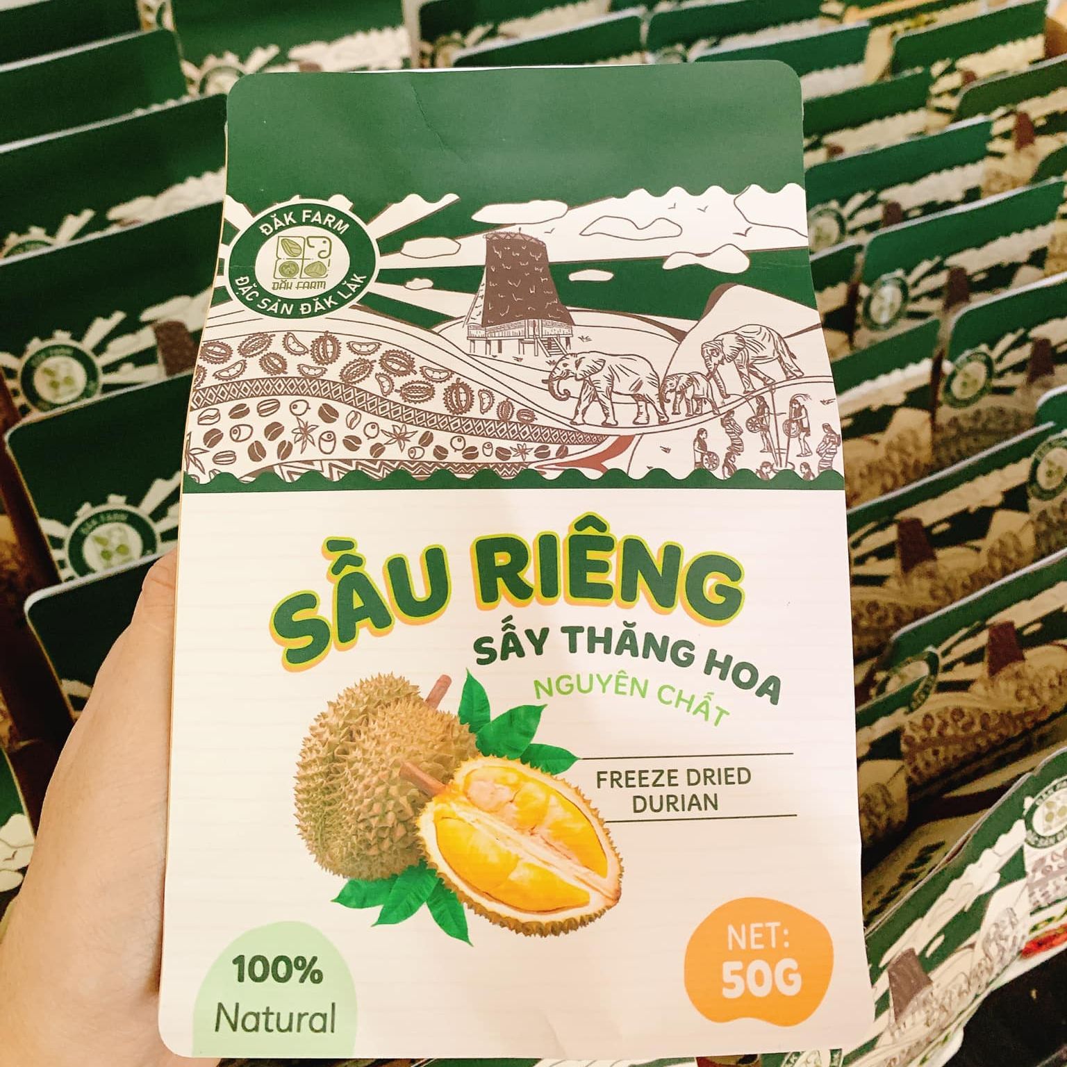 SẦU RIÊNG SẤY THĂNG HOA- ĐẮK FARM (Dạng múi- 25Gr)
