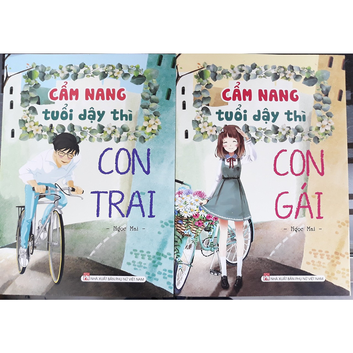 Combo 2 cuốn cẩm nang tuổi dậy thì con trai, con gái