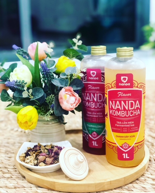 NANDA KOMBUCHA VỊ TÁO THƠM - 1000ml