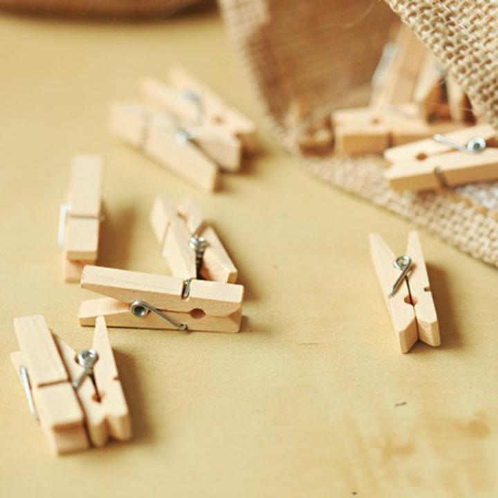 [HCM]50 Kẹp gỗ - kẹp ảnh treo khung ảnh trang trí nhà cửa tiệc