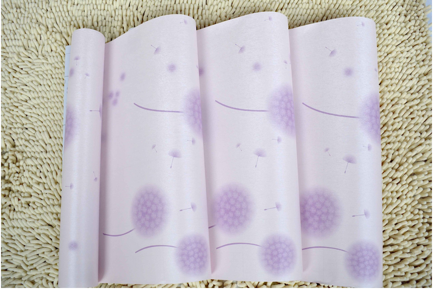 5m Decal GiấY Dán TườNg Hoa Bồ Công Anh Tím