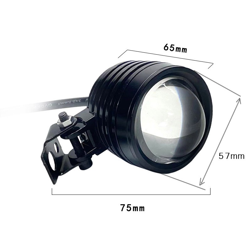 Đèn Trợ Sáng L4 Bi Cầu 2 Chế Độ 2 Màu [ Tặng Pat và Công Tắc ]