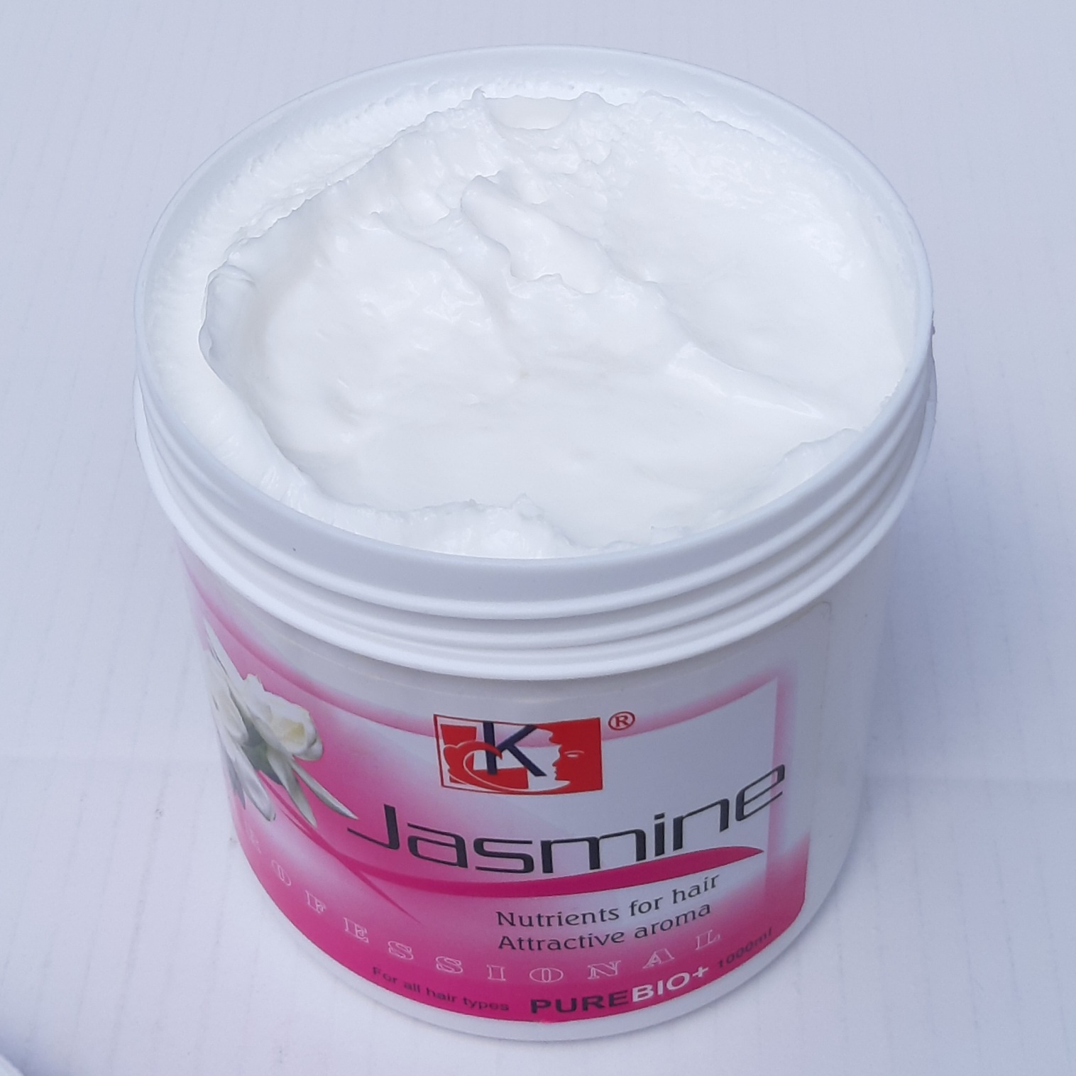 [1000ml] Jasmine jasmine hair-repairing steaming cream 1000ml keeps hair soft and warm