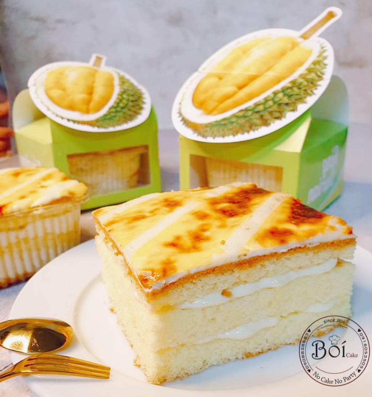 Bánh Phô Mai Sầu Riêng.