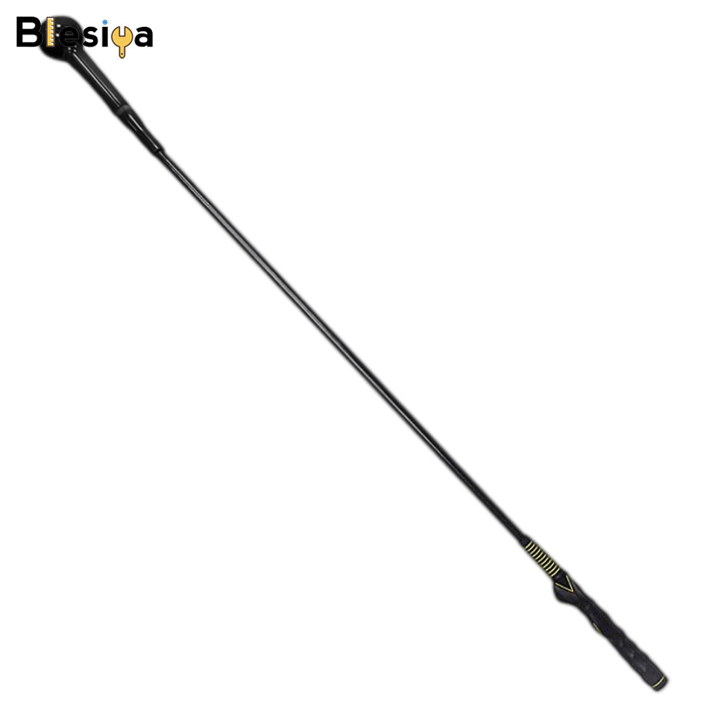 Blesiya 40 Inches Golf Swing Training Aid Swing Trainer Stick Practice Aid Tool