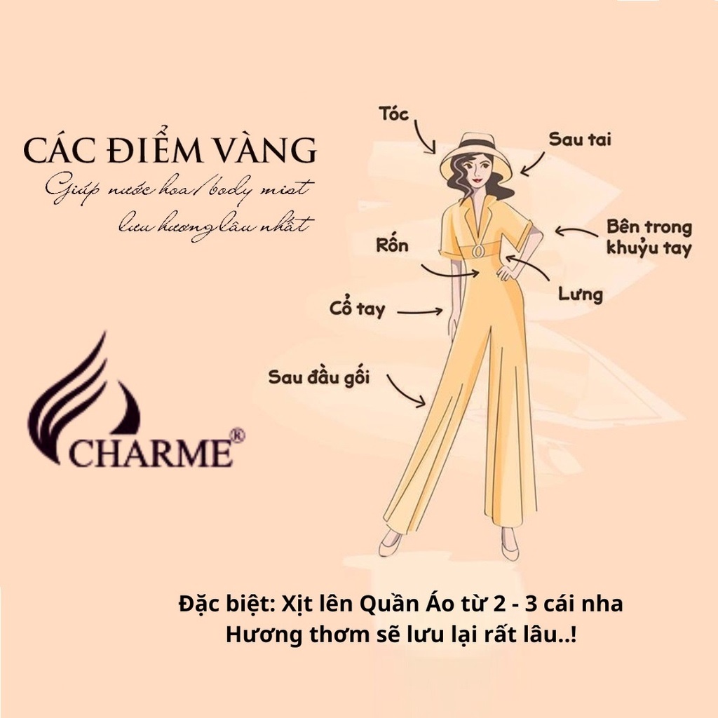 Nước hoa nữ Charme By Charme 10ml