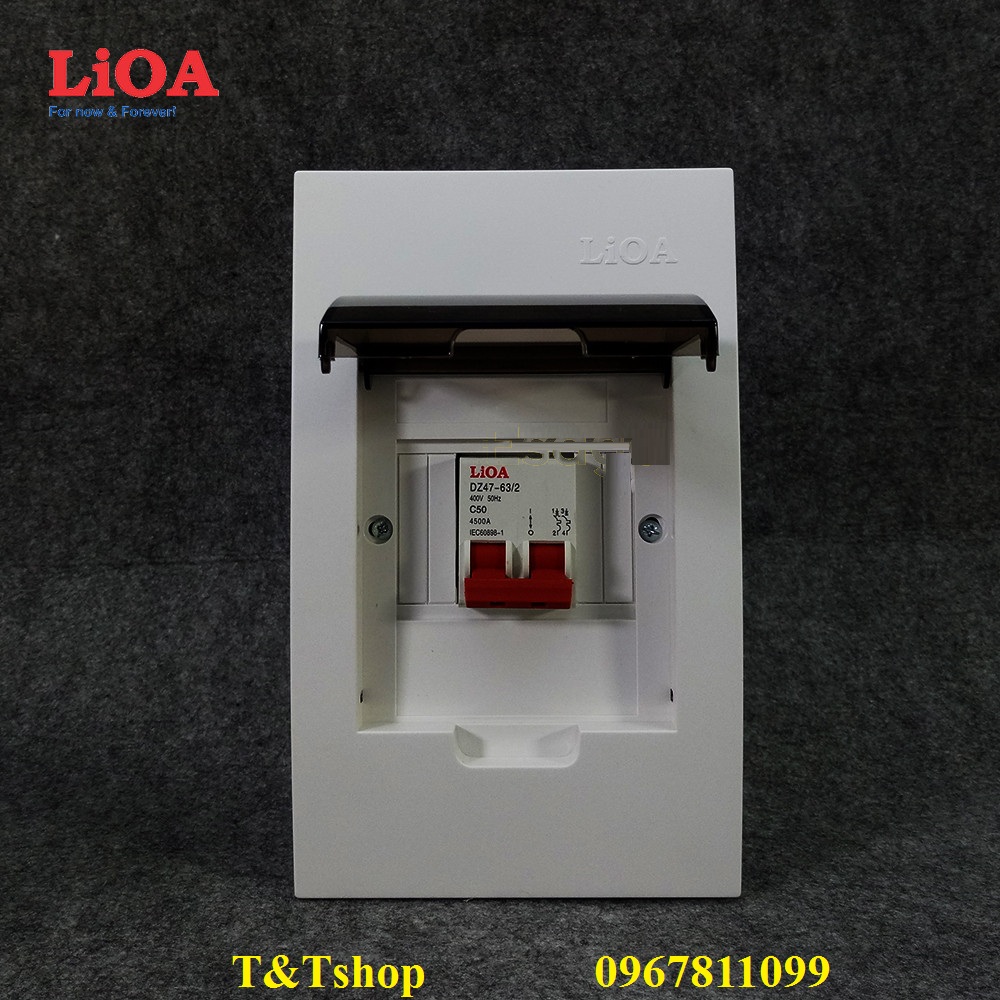 Tủ điện nhựa chứa aptomat Lioa 2-4 át