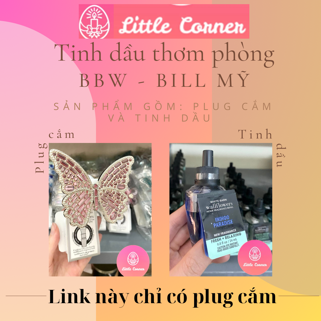 PLUG CẮM TINH DẦU BATH AND BODY WORKS (BBW) 220V