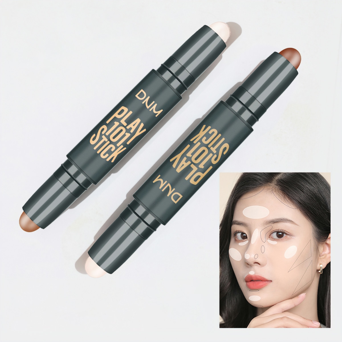 Bút tạo khối 2 trong che khuyết điểm tạo khuôn mặt chữ V BEAU4
