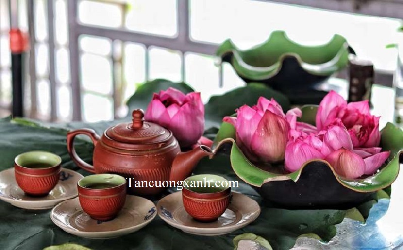 Trà Ướp Bông Sen Tây Hồ 100gram