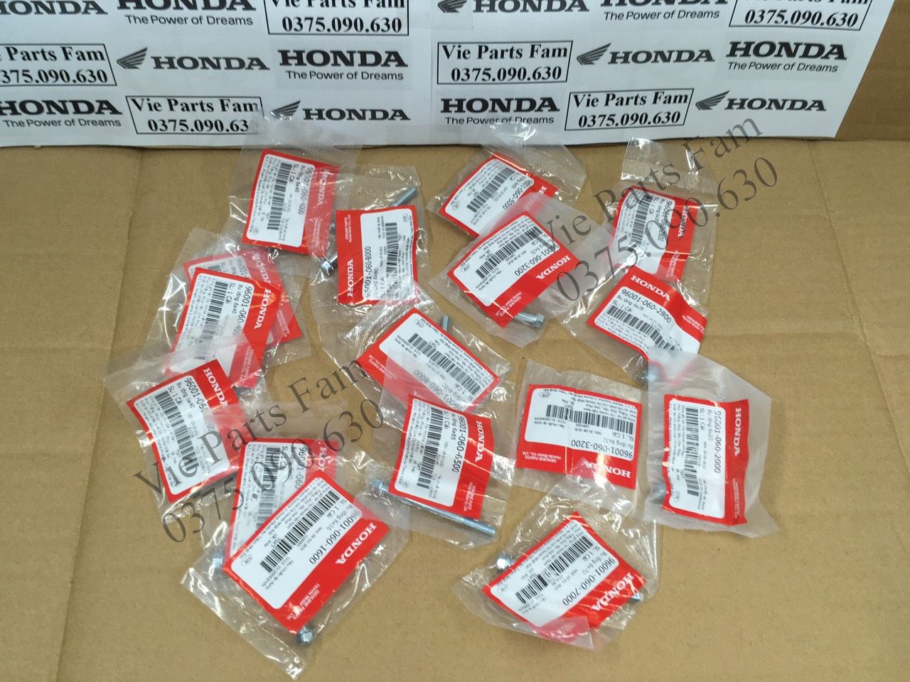 ỐC LỐC MÁY HONDA 6 LY DIN HONDA 100%