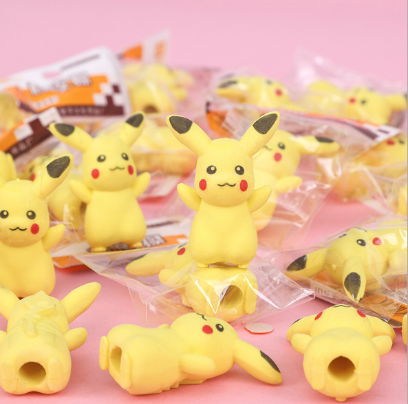 Gôm Tẩy Bút Chì Hình Pikachu Dễ Thương