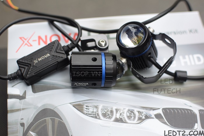 [LEDT2 ISOP] Đèn Bi - LED Mini Trợ sáng X - Nova 25W [Tròn] [Bảo hành 1 năm]
