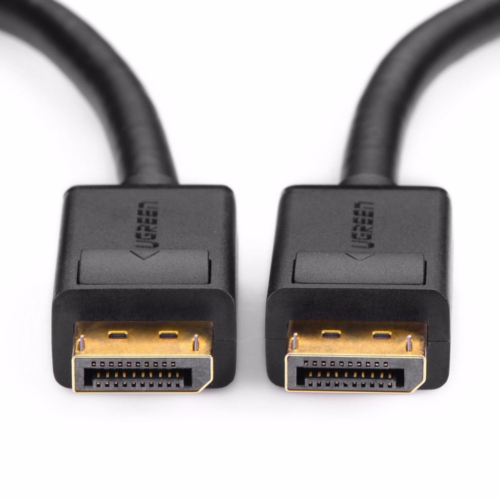 Dây cáp DisplayPort 2 đầu đực tốc độ 21.6Gbps dài 1-5M UGREEN DP102