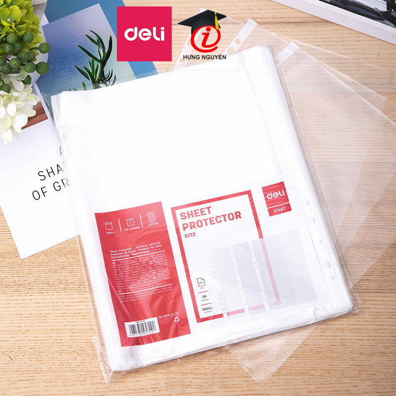 Sơ mi lỗ a4 trong suốt 5712