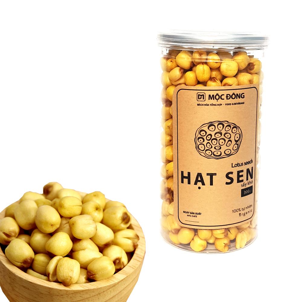 [Quà tặng Tết] Hạt sen sấy khô hộp 300gr