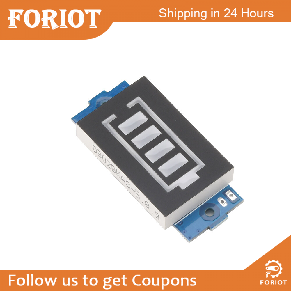 100% original SHXZ diymore 4S 5-25MA 5V/2A lithium battery level indicator module (blue display)
