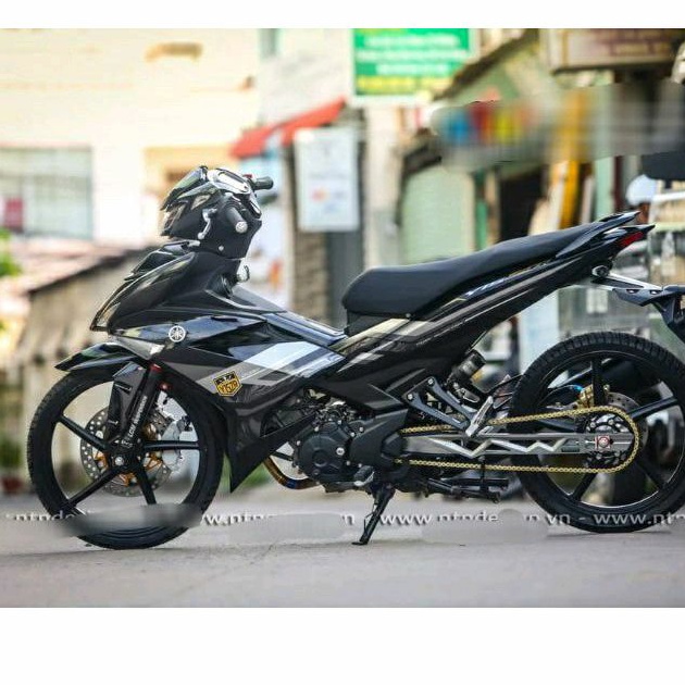 Tem rời exciter ex 150 y15 zr mẫu mới bạc đen