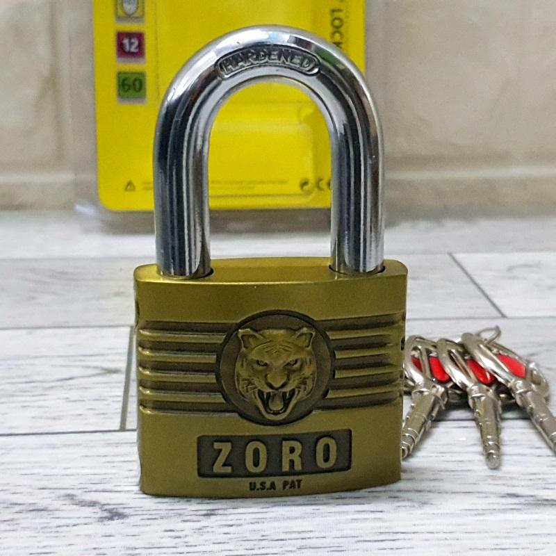 Ổ Khóa bấm ZORO 6cm đầu hổ
