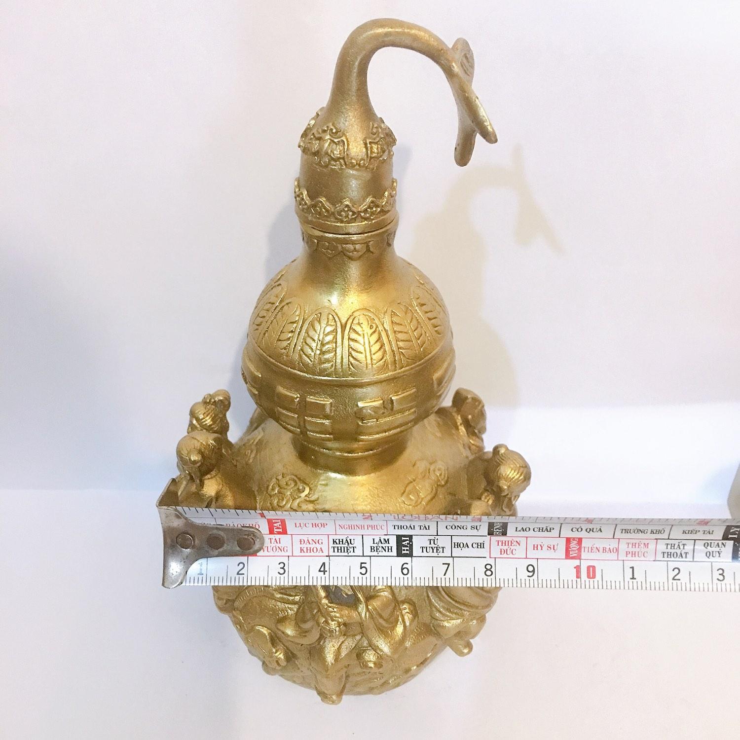 Hồ Lô Bát Tiên chất liệu đồng