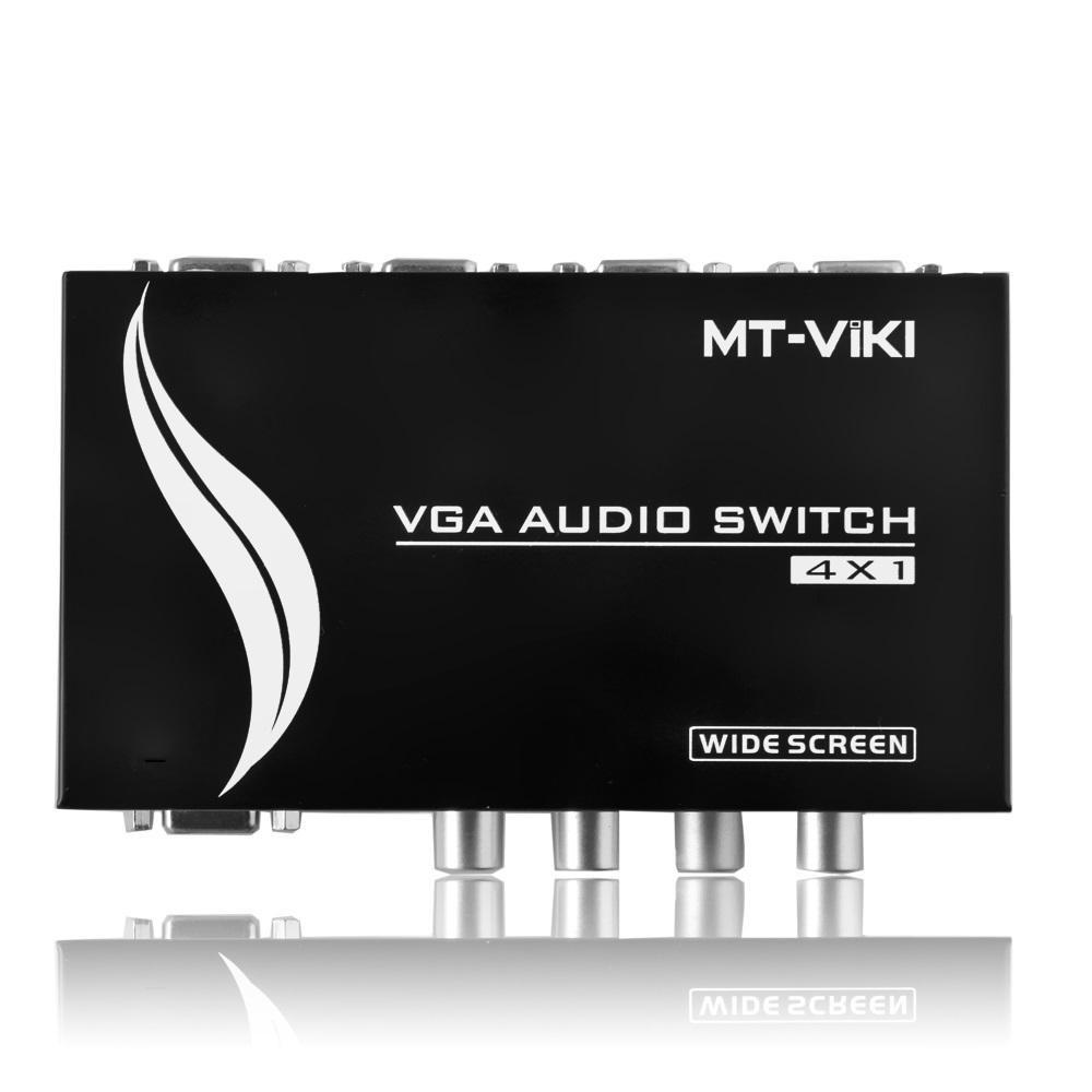 Bộ gộp VGA 4 cổng vào 1 cổng ra MT- Viki (VGA 4 in 1 out Switch)