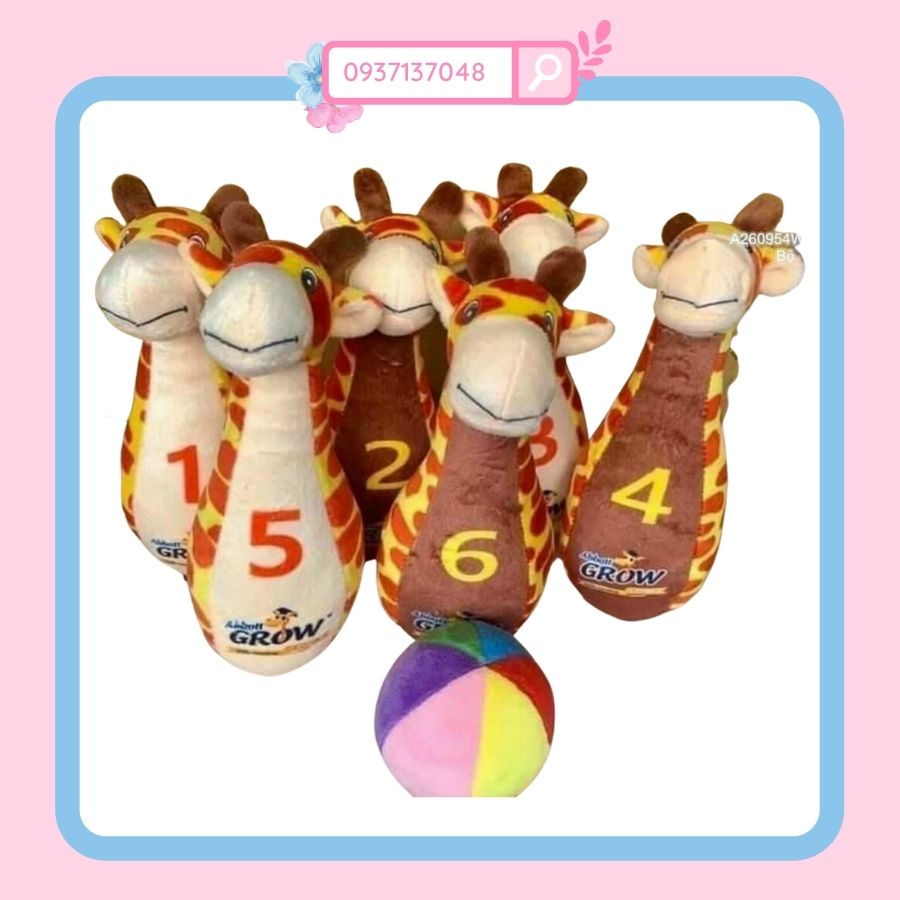 Bowling Thú Bông Hàng Khuyến Mại GROW