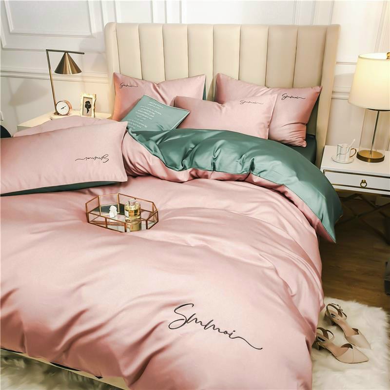 Bộ Chăn Ga Gối Lụa Sumoi 60s nhập khẩu cao cấp (mẫu y hình)
