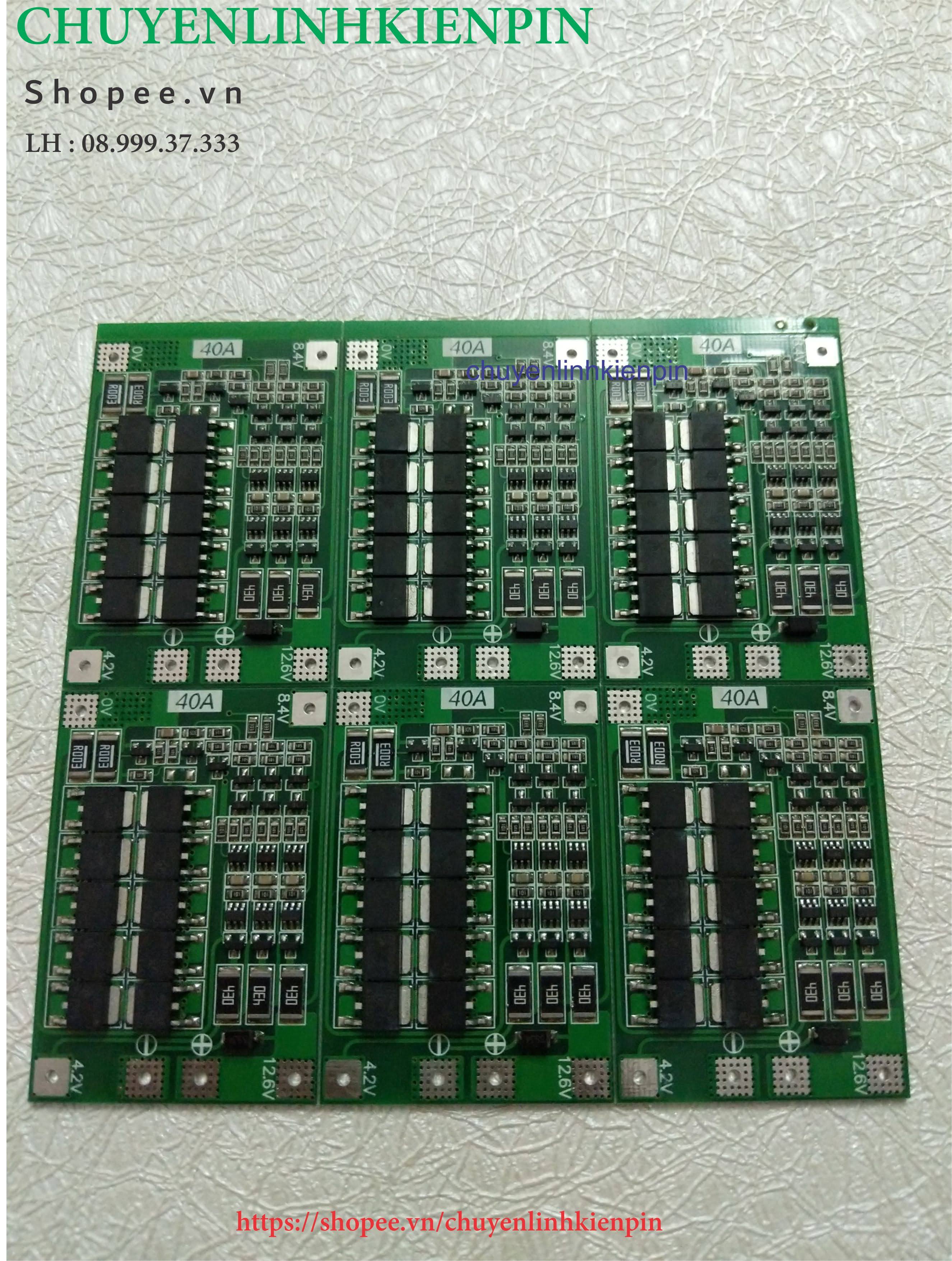 [HCM]Mạch 3S 40A Full bảo vệ Pin Lion ( BL64 33 )
